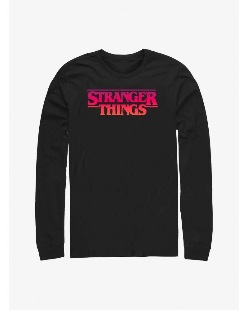 Stranger Things Logo Long-Sleeve T-Shirt $16.45 T-Shirts