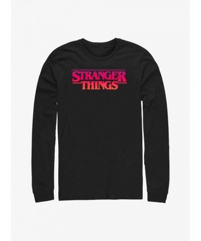 Stranger Things Logo Long-Sleeve T-Shirt $16.45 T-Shirts