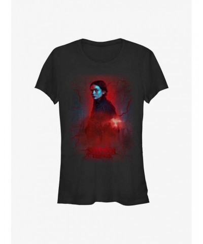 Stranger Things Max In The Upside Down Girls T-Shirt $10.71 T-Shirts