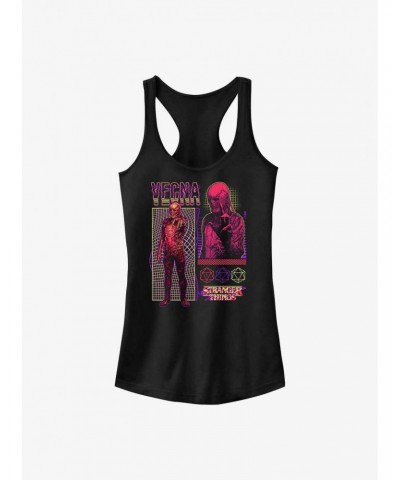 Stranger Things Vecna Infographic Girls Tank $10.96 Tanks