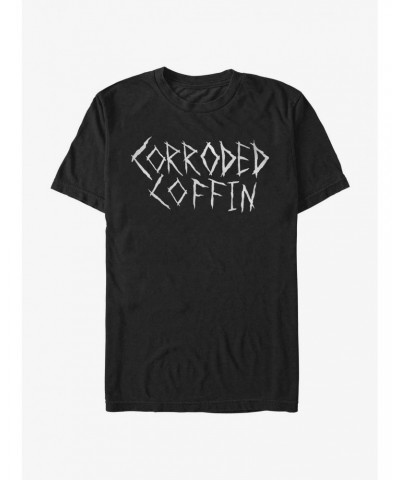 Stranger Things Corroded Coffin Extra Soft T-Shirt $10.17 T-Shirts