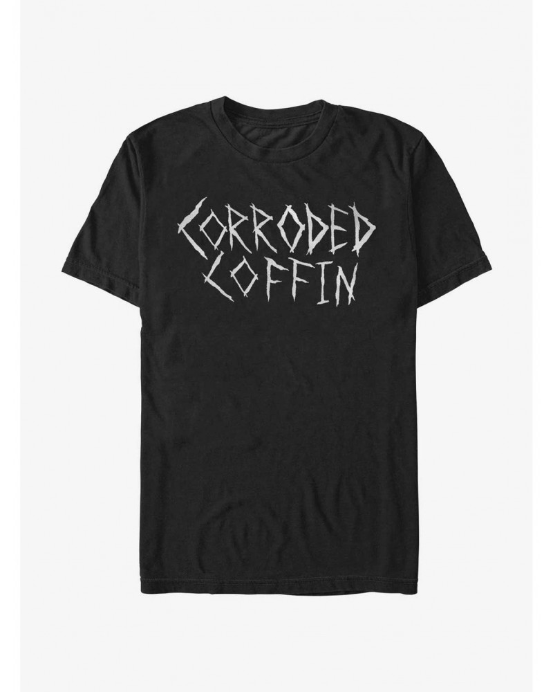 Stranger Things Corroded Coffin Extra Soft T-Shirt $10.17 T-Shirts