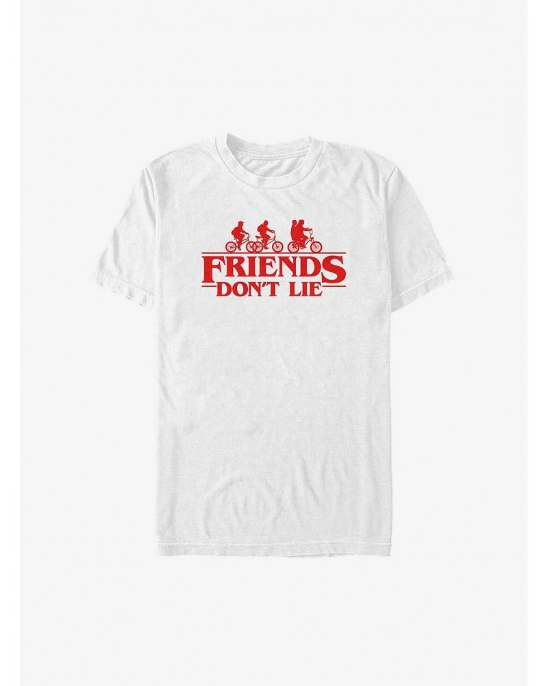 Stranger Things Friends Don't Lie Logo Big & Tall T-Shirt $10.76 T-Shirts