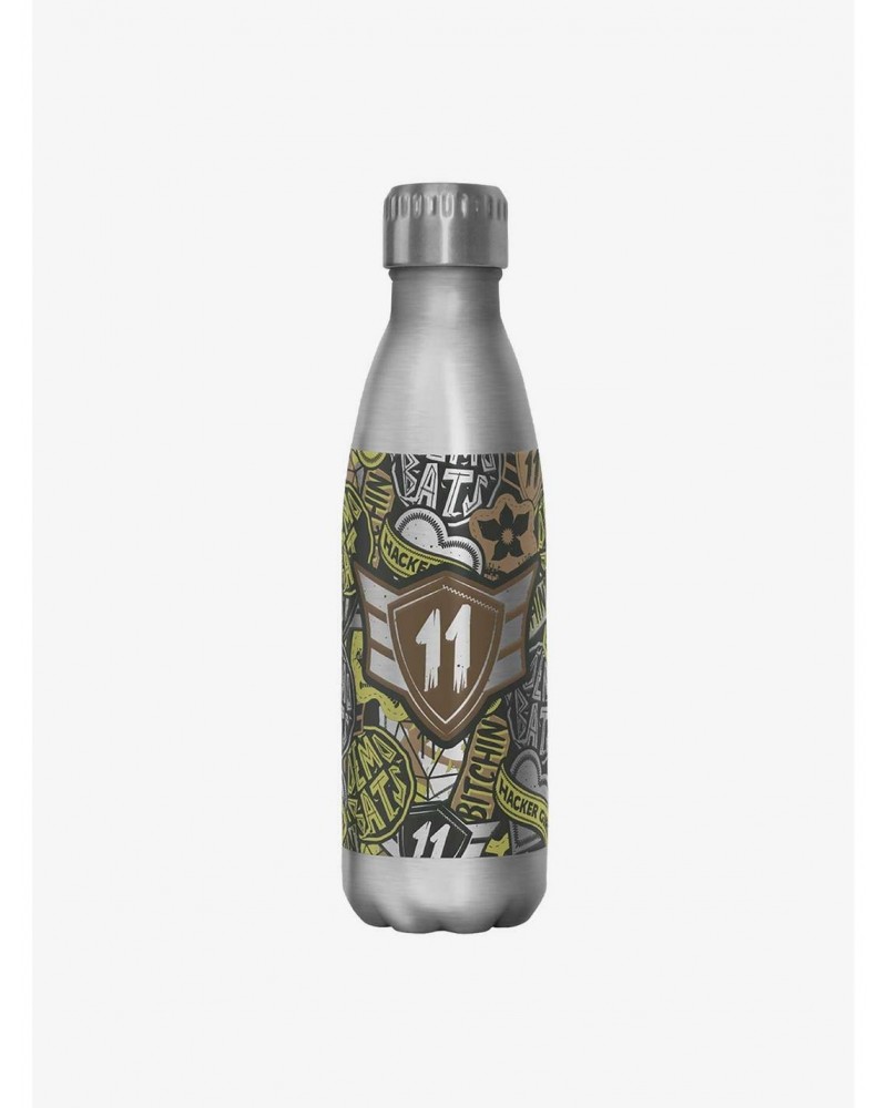 Stranger Things Eleven Camo Stainless Steel Water Bottle $7.72 Water Bottles