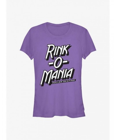 Stranger Things Rink-O-Mania Logo Girls T-Shirt $10.96 T-Shirts