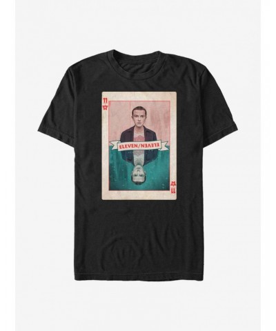 Stranger Things Eleven Card T-Shirt $7.65 T-Shirts