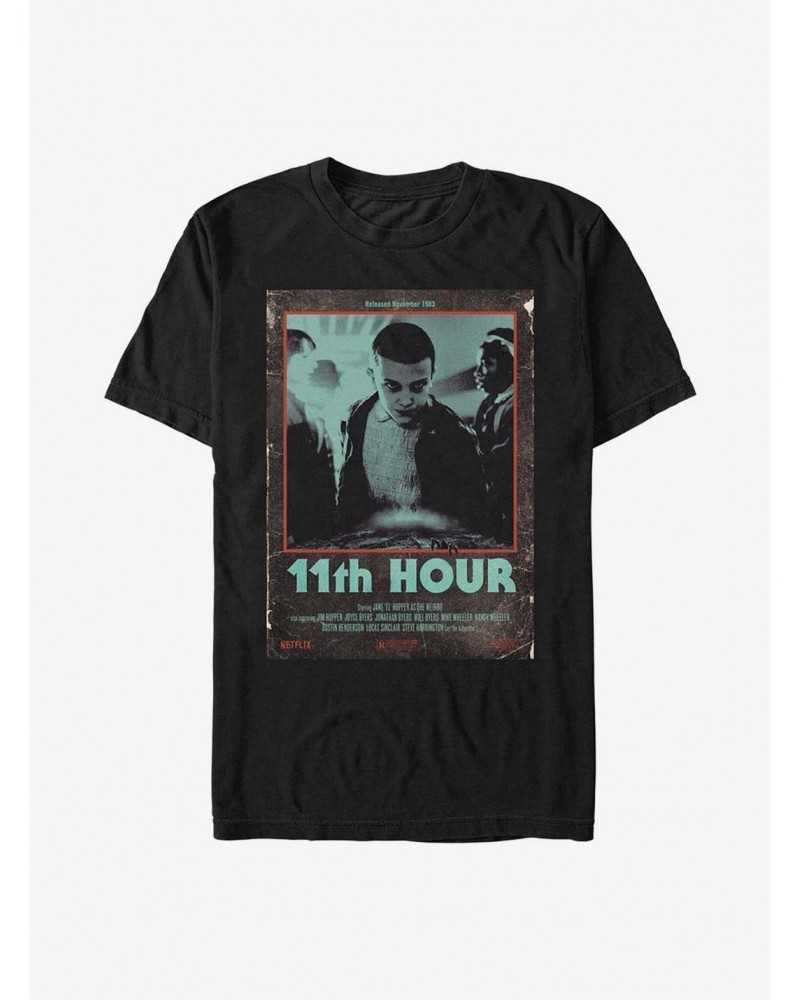 Stranger Things 11th Hour T-Shirt $11.95 T-Shirts