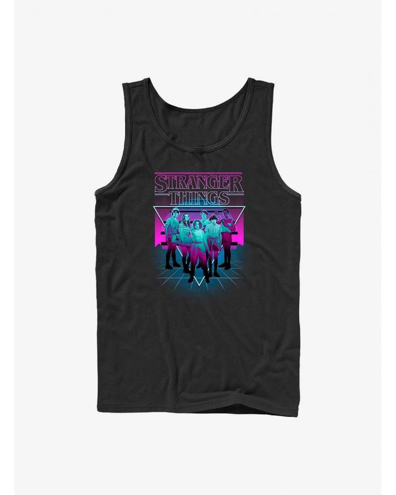 Stranger Things Neon Group Tank $10.46 Tanks