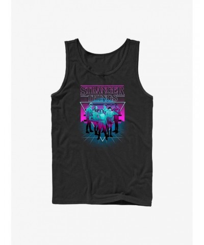 Stranger Things Neon Group Tank $10.46 Tanks