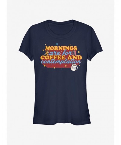 Stranger Things Coffee Contemplations Girls T-Shirt $9.71 T-Shirts