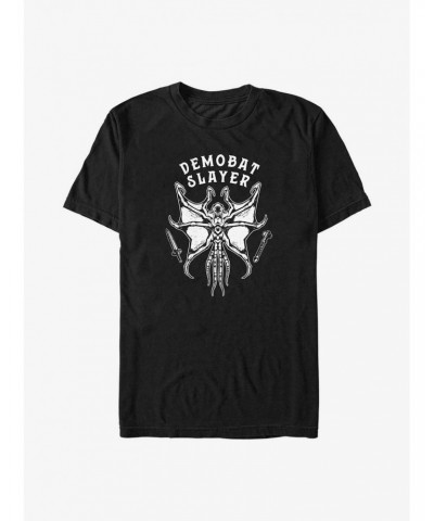 Stranger Things Demobat Slayer T-Shirt $7.65 T-Shirts