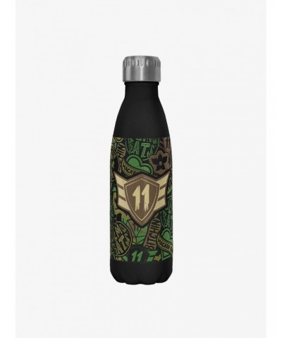 Stranger Things Eleven Camo Stainless Steel Water Bottle $9.96 Water Bottles