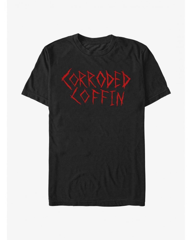 Stranger Things Corroded Coffin T-Shirt $8.37 T-Shirts