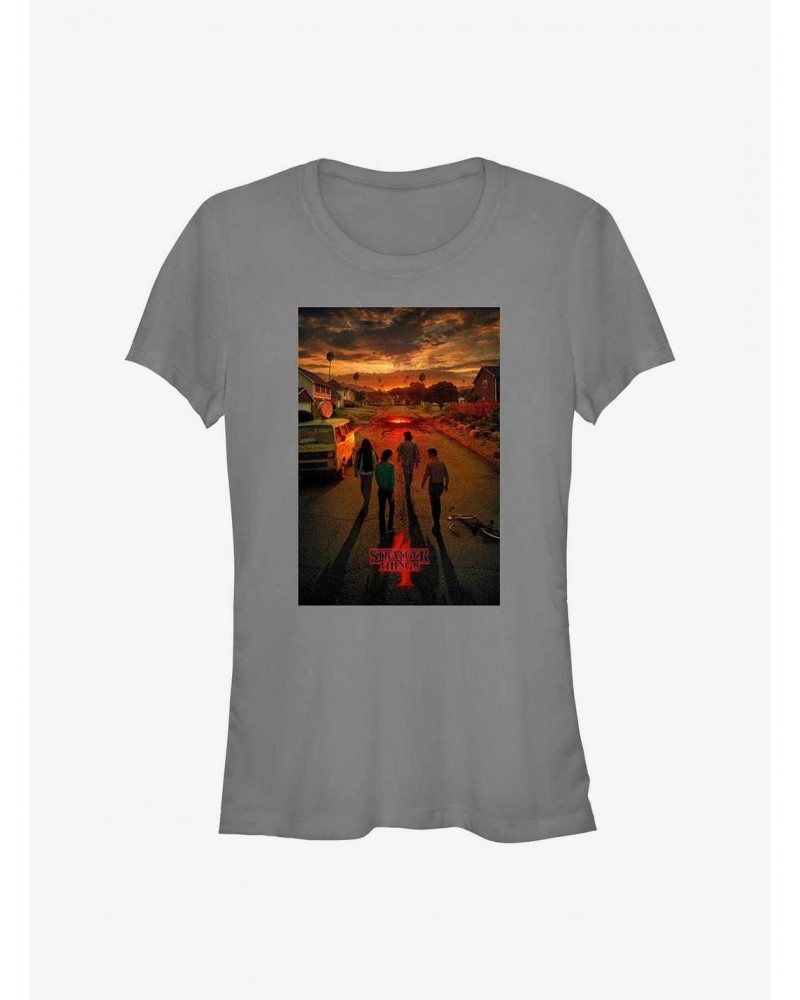 Stranger Things California Poster Girls T-Shirt $8.47 T-Shirts