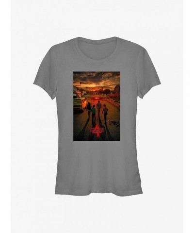 Stranger Things California Poster Girls T-Shirt $8.47 T-Shirts