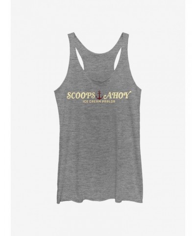 Stranger Things Scoops Ahoy Girls Tank $10.62 Tanks