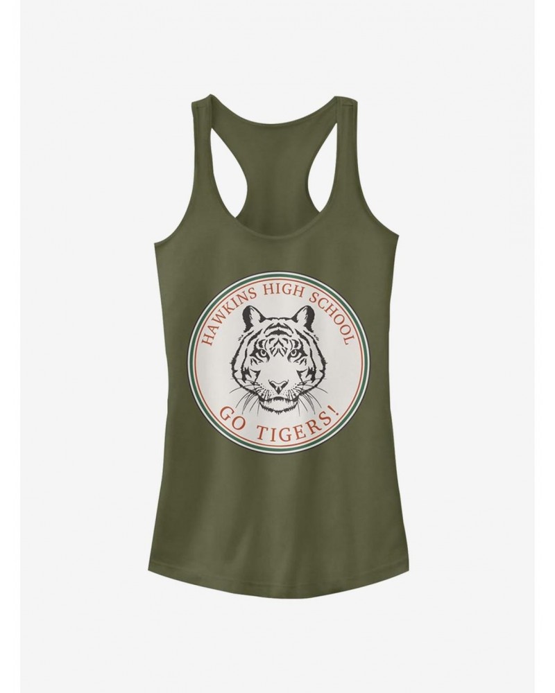 Stranger Things Hawkins Go Tigers Girls Tank $12.20 Tanks