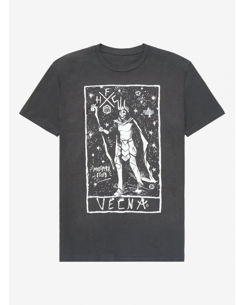 Stranger Things Vecna Tarot Card T-Shirt $11.47 T-Shirts