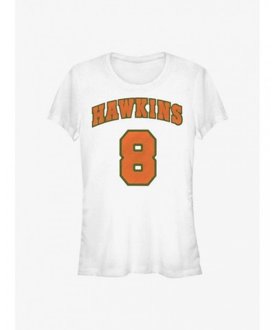 Stranger Things Hawkins Eight Girls T-Shirt $11.21 T-Shirts