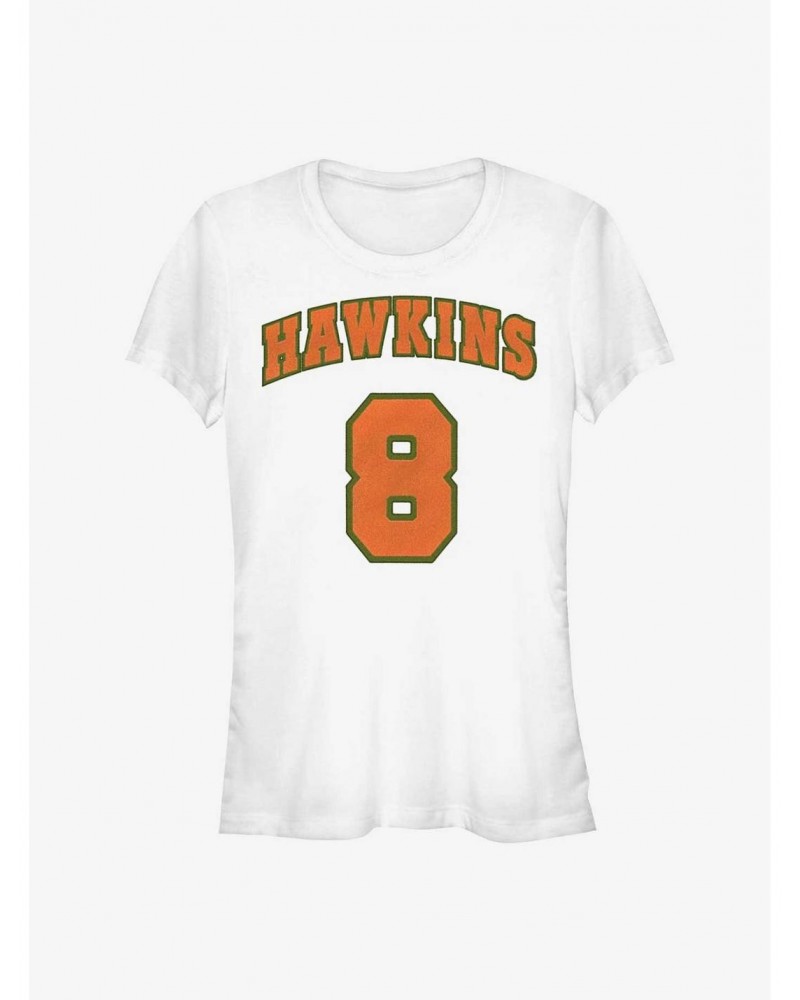 Stranger Things Hawkins Eight Girls T-Shirt $11.21 T-Shirts