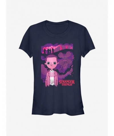 Stranger Things Lurking Girls T-Shirt $11.70 T-Shirts