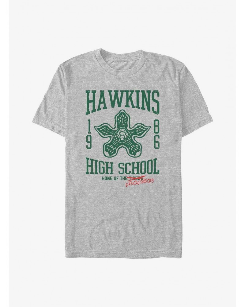 Stranger Things Hawkins High Demogorgons T-Shirt $10.99 T-Shirts