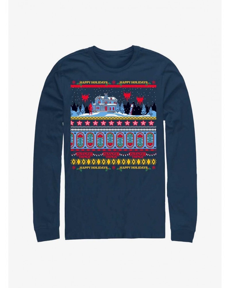 Stranger Things Creel House Long-Sleeve T-Shirt $12.83 T-Shirts