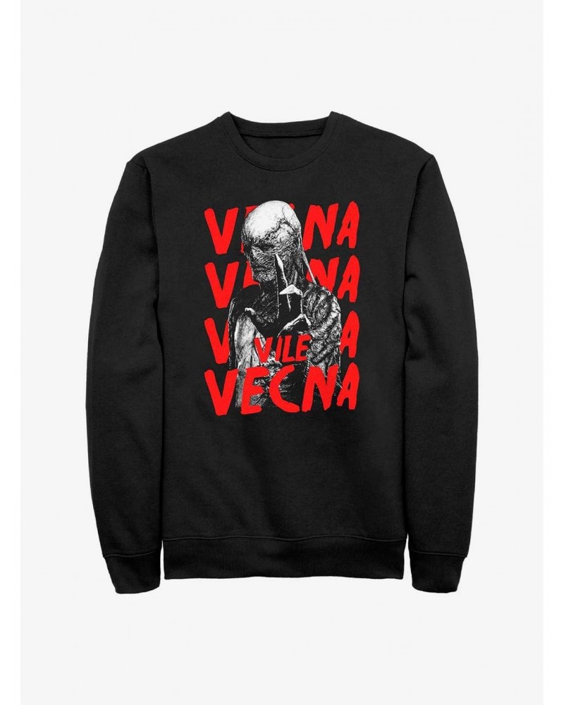 Stranger Things Vile Vecna Sweatshirt $15.87 Sweatshirts