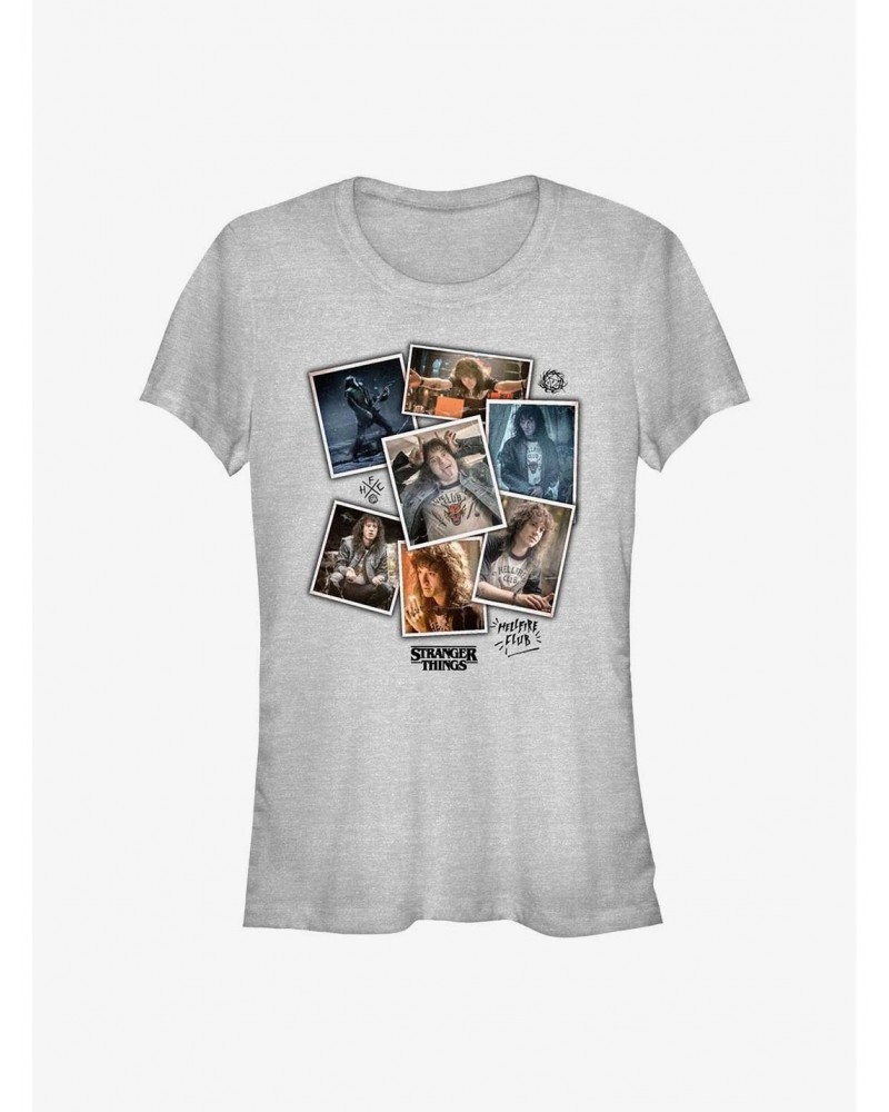 Stranger Things Eddie Moments Girls T-Shirt $10.96 T-Shirts