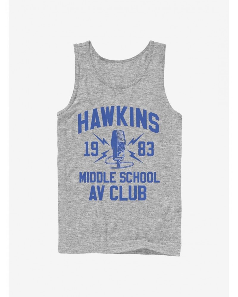 Stranger Things Hawkins A.V. Club Tank $11.70 Tanks