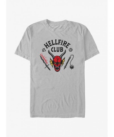 Stranger Things Hellfire Club Logo T-Shirt $8.13 T-Shirts