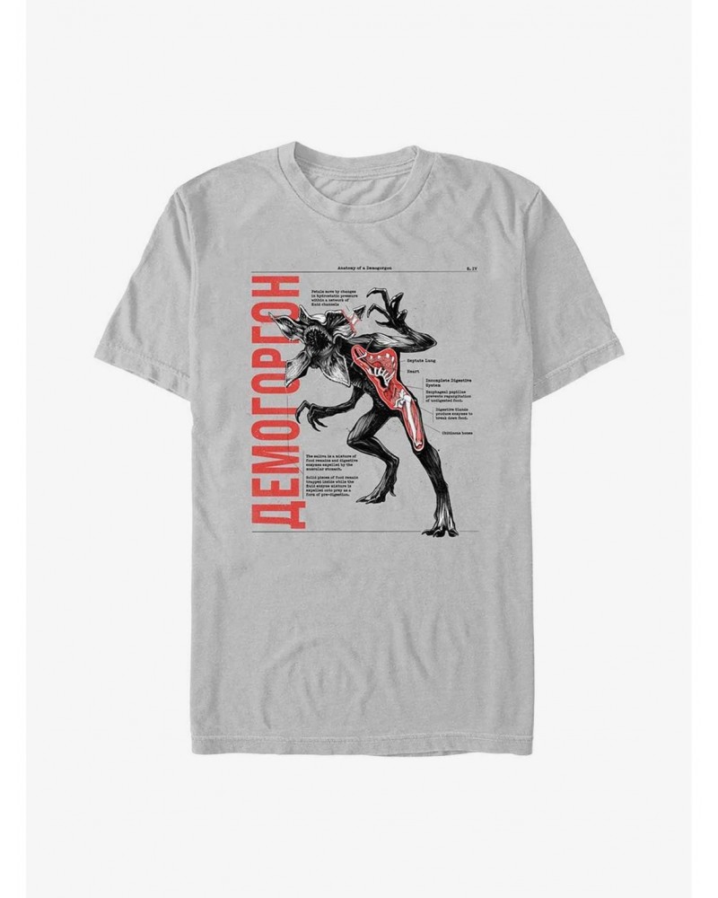 Stranger Things Demogorgon Anatomy T-Shirt $10.52 T-Shirts