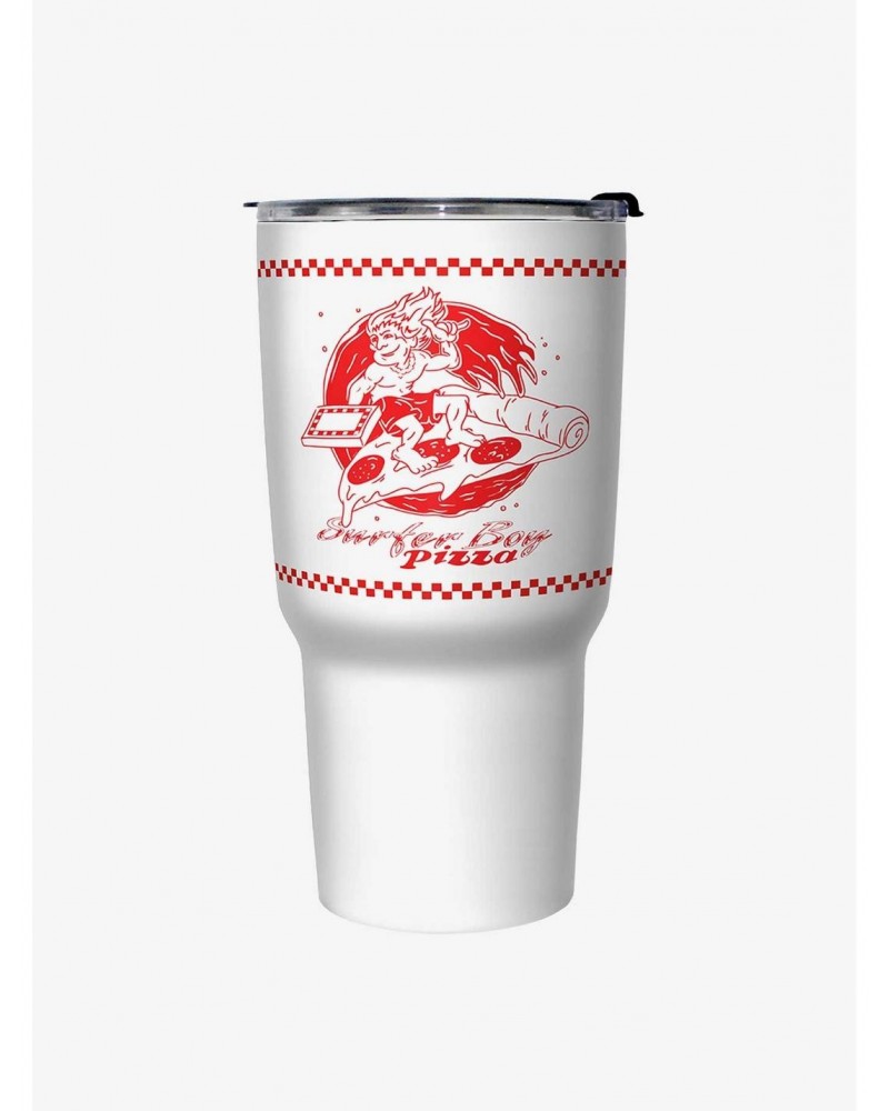 Stranger Things Surfer Boy Pizza Travel Mug $14.95 Mugs