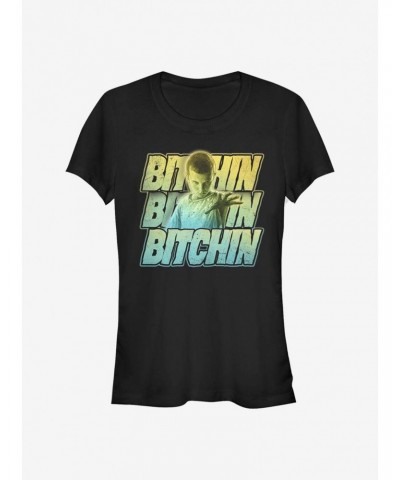 Stranger Things Bitchin Eleven Girls T-Shirt $11.21 T-Shirts