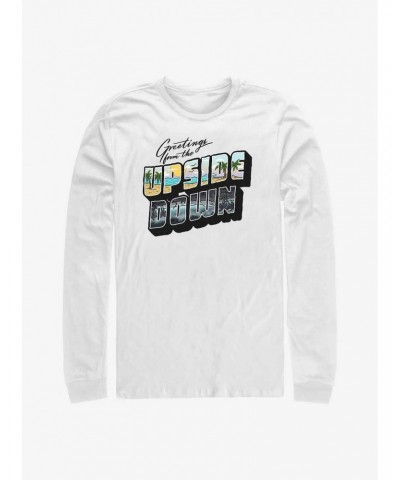 Stranger Things Upside Down Postcard Long-Sleeve T-Shirt $14.81 T-Shirts