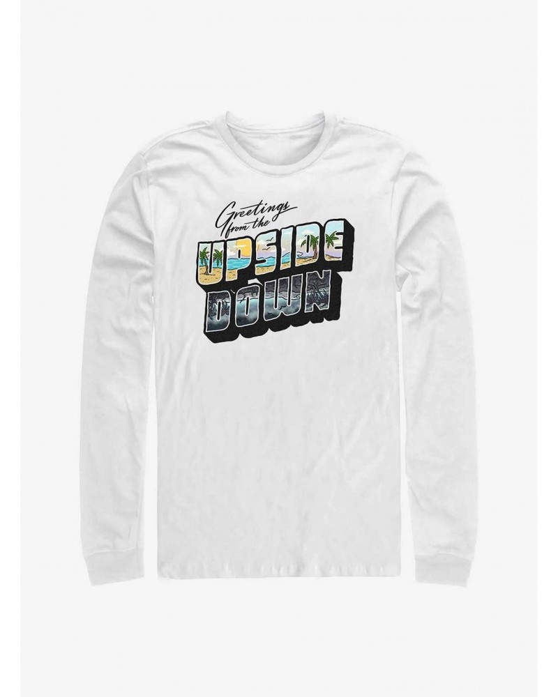 Stranger Things Upside Down Postcard Long-Sleeve T-Shirt $14.81 T-Shirts