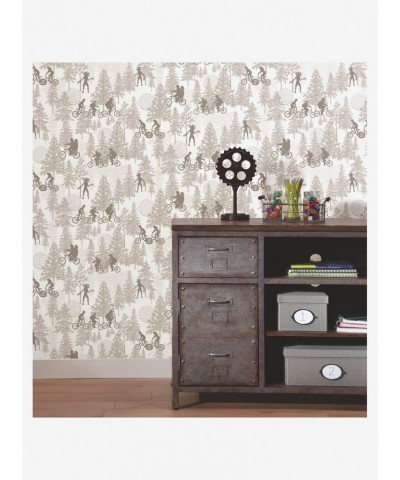 Stranger Things Hawkins Woods Peel & Stick Wallpaper Light $18.46 Lights