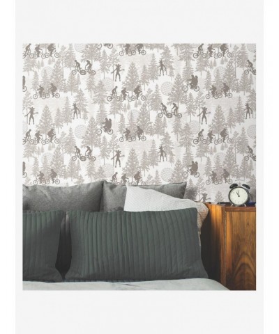 Stranger Things Hawkins Woods Peel & Stick Wallpaper Light $18.46 Lights