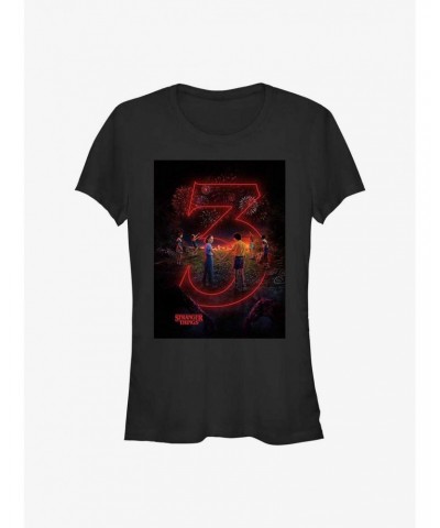 Stranger Things Season Three Girl's T-Shirt $9.96 T-Shirts