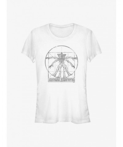 Stranger Things Anatomy of Demogorgon Girls T-Shirt $7.47 T-Shirts