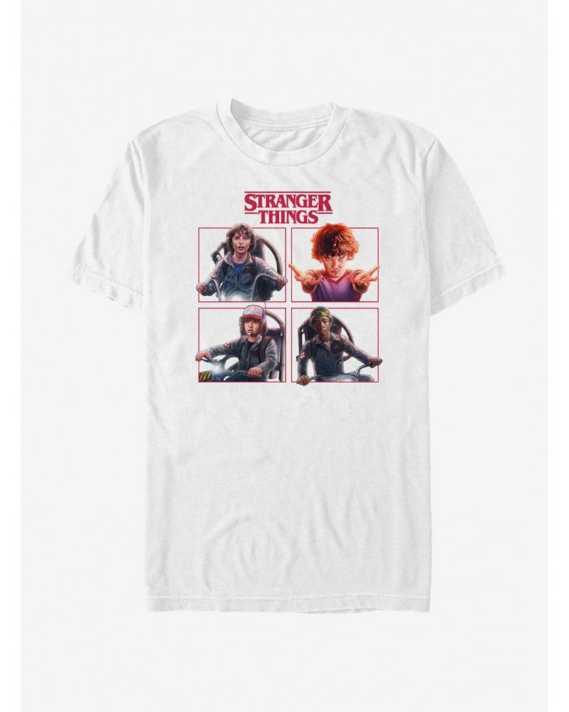 Stranger Things Cast Box Up T-Shirt $8.60 T-Shirts