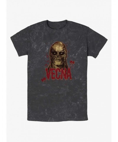 Stranger Things Gritty Vecna Mineral Wash T-Shirt $11.14 T-Shirts