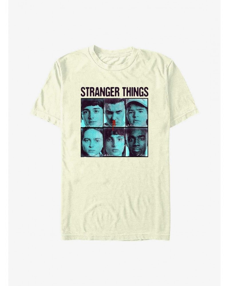 Stranger Things Halftone Gang T-Shirt $7.41 T-Shirts