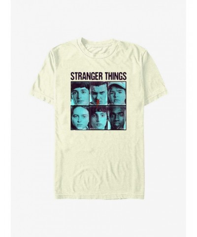 Stranger Things Halftone Gang T-Shirt $7.41 T-Shirts