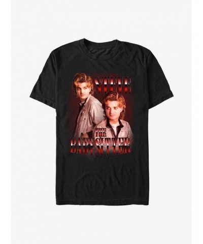 Stranger Things Steve The Babysitter T-Shirt $7.65 T-Shirts