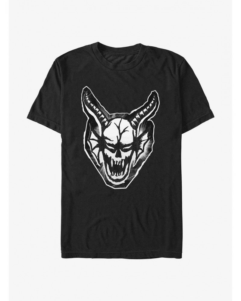 Stranger Things Cutout Demon Head T-Shirt $9.32 T-Shirts