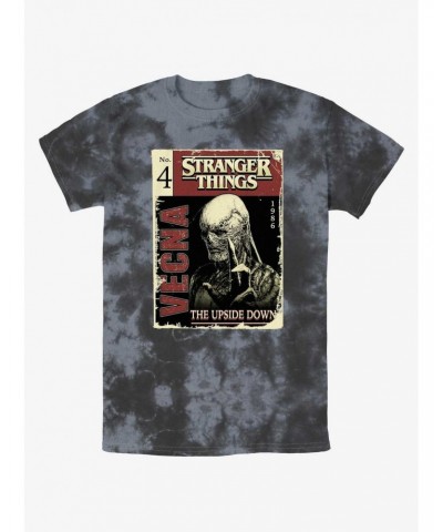 Stranger Things Vecna Pulp Comic Mineral Wash T-Shirt $10.10 T-Shirts