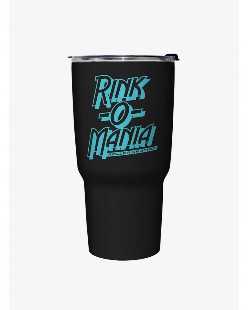 Stranger Things Rink-O-Mania Logo Travel Mug $14.95 Mugs