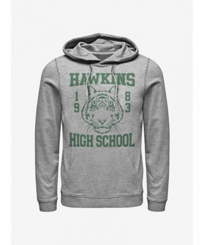 Stranger Things Hawkins High Tiger 1983 Hoodie $16.61 Hoodies