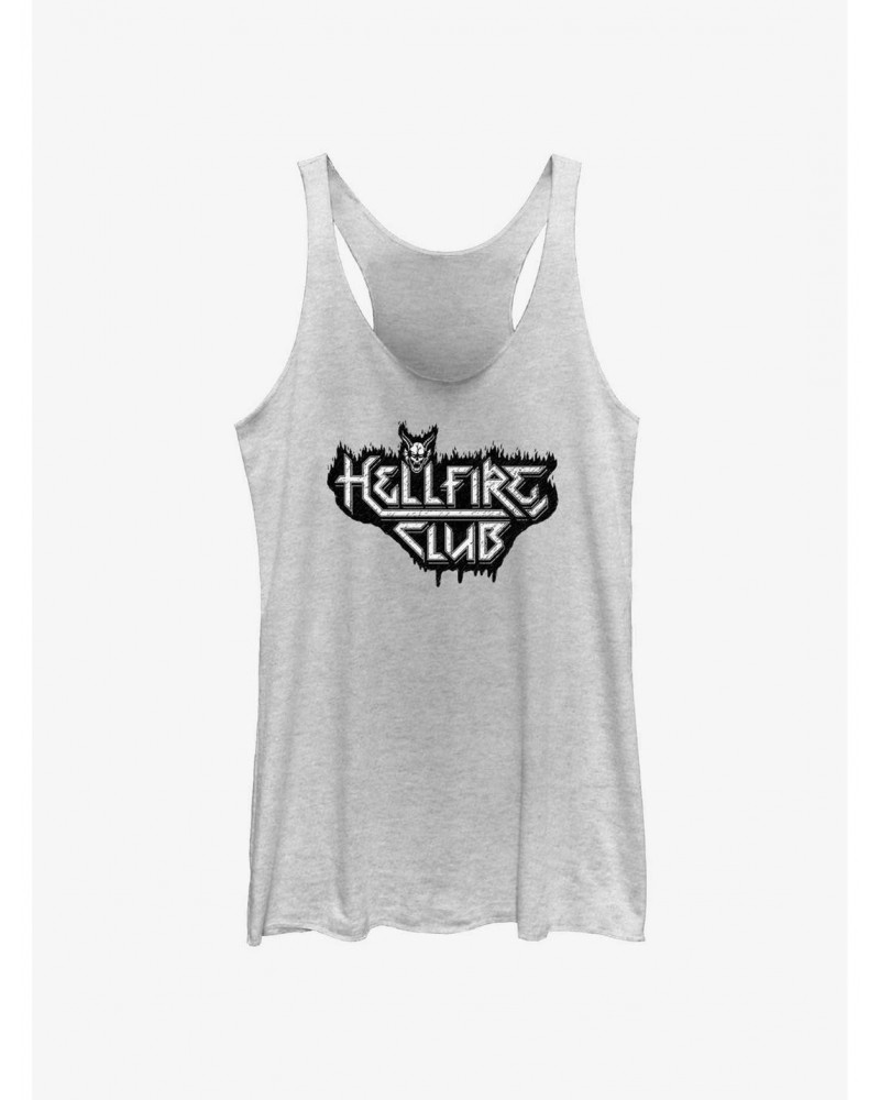 Stranger Things Hellfire Club Demon Logo Girls Tank $12.43 Tanks